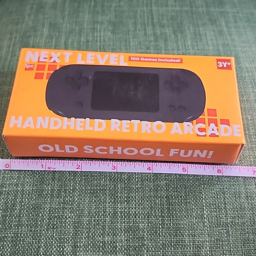 Next Level Handheld Retro Arcade Game - Black